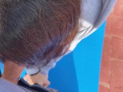 Fit Spanish Erasmus student in yoga pants fucked at the rooftop after nice workout 4/16