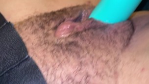 Rabbit Vibrator Close Up Orgasm Big Clit