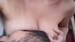 18 Year Old StepSister Loves To Breastfeed Me Hidden From Her mommy and daddy!