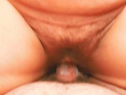 Creampie on my wife's hairy pussy 15/16