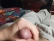 Aren_O stroking his big cock 8/16