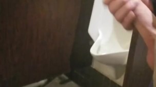 johnholmesjunior in real risky vancouver public baylthroom flashing hard on and cum PT1