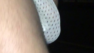 Walking around Town in UNDERWEAR