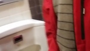johnholmesjunior in real risky vancouver public baylthroom flashing hard on and cum PT2
