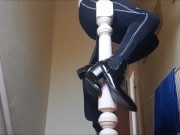 Squeaky Ankle Boots On Stairwell