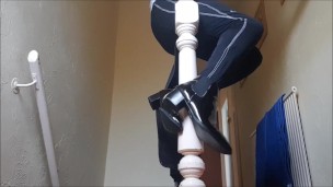 Squeaky Ankle Boots On Stairwell
