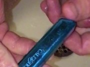 its fun to cum in the shower