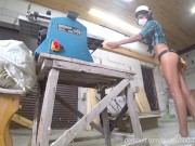 DIY Bed Part 4 - Work with jointer + BONUS blowjob 7/16