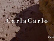 Sneaky Quicky at Public Beach | Amateur CarlaCarlo 4k 16/16