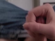 Watch me make myself hard and stroke for you 