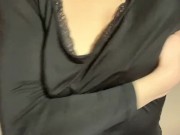 おっぱいマッサージをヒートテックでやってみた→ふわふわおっぱい 6/16