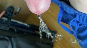 Pee on the floor in living room