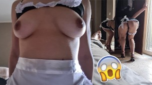 POV Secret Fuck with the Maid - Sandie Cox