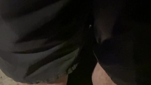 Piss in pants while walking (Public)