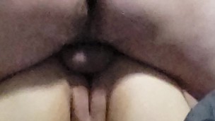 Cum shot in tight pussy