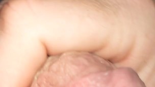 Slow motion BWC big cock masturbating