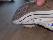 Cum on small Converse