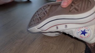 Cum on small Converse