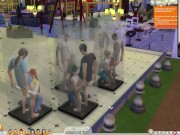 The Sims 4:10 people flirting in the transparent shower foreplay - Part 1 11/16