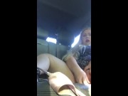 Caught Blonde PAWG Teen Cumming in the Car - Public Voyer - effygracecams 16/16