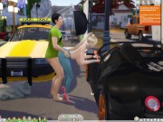 The Sims 4:Outdoor sports car passion sex 12/16