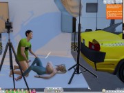 The Sims 4:Outdoor sports car passion sex 4/16