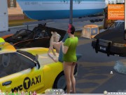 The Sims 4:Outdoor sports car passion sex 8/16