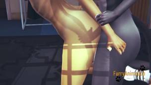 Furry Yaoi - POV Cat & Fox Anal Yiff