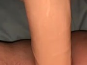 9” dildo fuck