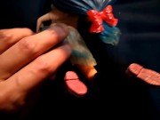 スケスケシースルー制服フィギュアにオタクがぶっかけオナニー【フルメタル・パニック!千鳥かなめ】 - Screenshot 4 of 16 - オナニー