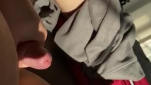 Babydick cums a lot first thing in the morning 