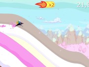 играю в Ski Safari: Adventure Time [Улётный забег]