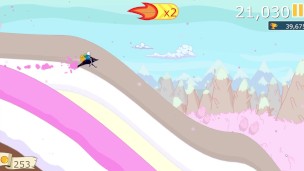 играю в Ski Safari: Adventure Time [Улётный забег]