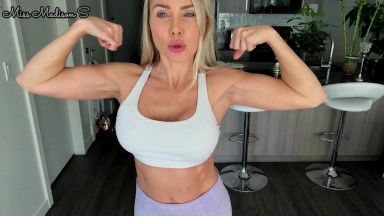 Yoga Pants Muscle Worship & Wimp Humiliation