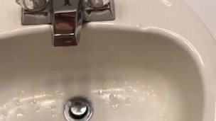  Stud Cum and then Male Squirt on Mirror