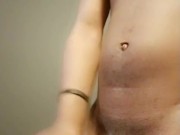 Stroking my bbc to completion
