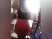 Just a girl on a skirt show - Try on