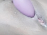 She comes with a dildo