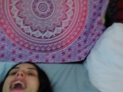 PinkMoonLust is a Silly Slut Playing With Her Tiniest Titty Small Breast Pancake Nipples Hotel room 13/16