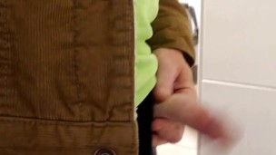Caught pissing and playing in public 