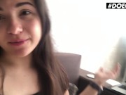 DoeGirls - Carolina Abril Gorgeous Spanish Girl Oiled Up And Masturbates With Her Toy In The Bathroom 13/16