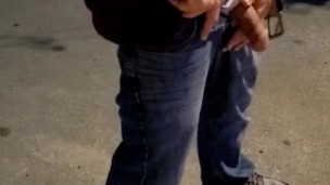 Walking and pissing