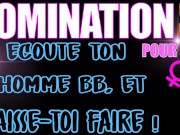 AUDIO DOMINATION / OUVRE TA BOUCHE MON COEUR ! / ASMR - JOI