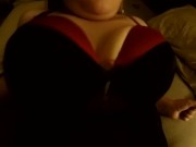 HORNY  WIFE fucks BIG COCK - gets CREAMPIE and CUM on PUSSY while SMOKING 13/16