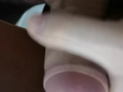 Парень дрочит свой твёрдый хуй и сильно стонет - Screenshot 7 of 16 - Cum