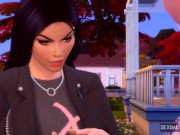 Paying Athlete to Have Lesbian Sex in Public - Sexual Hot Animations 4/16