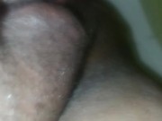 BBW with fat pussy pissing