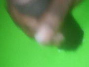 BIG BLACK COCK GREEN BACKDROP