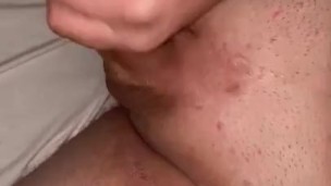 Huge cumshot jerk off