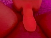 FAT JUICY PUSSY GRINDING ON WHITE COCK!!!